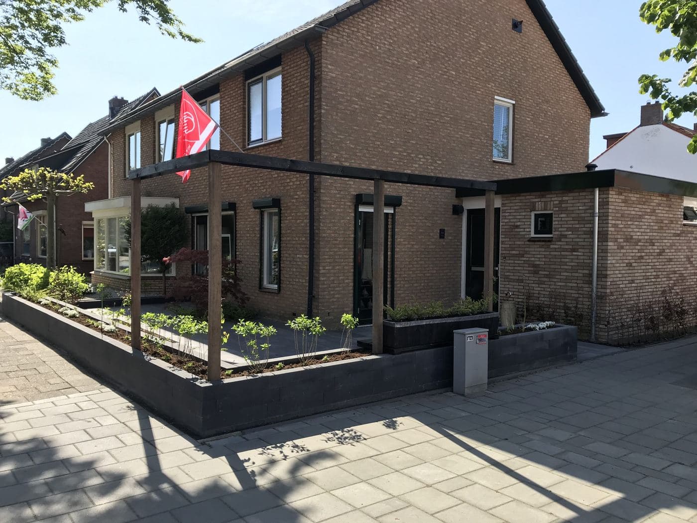 Onderhoudsvriendelijke tuin in Ede